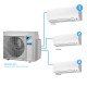 DAİKİN Shira Eco Multi Inverter Set 9000 / 12000 / 9000 BTU/h R32 3MXM52A 